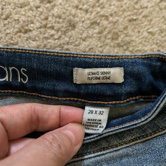 Calvin Klein Jeans- Ultimate Skinny Legs Size 28X32 Blue Jeans - Picture 4 of 6